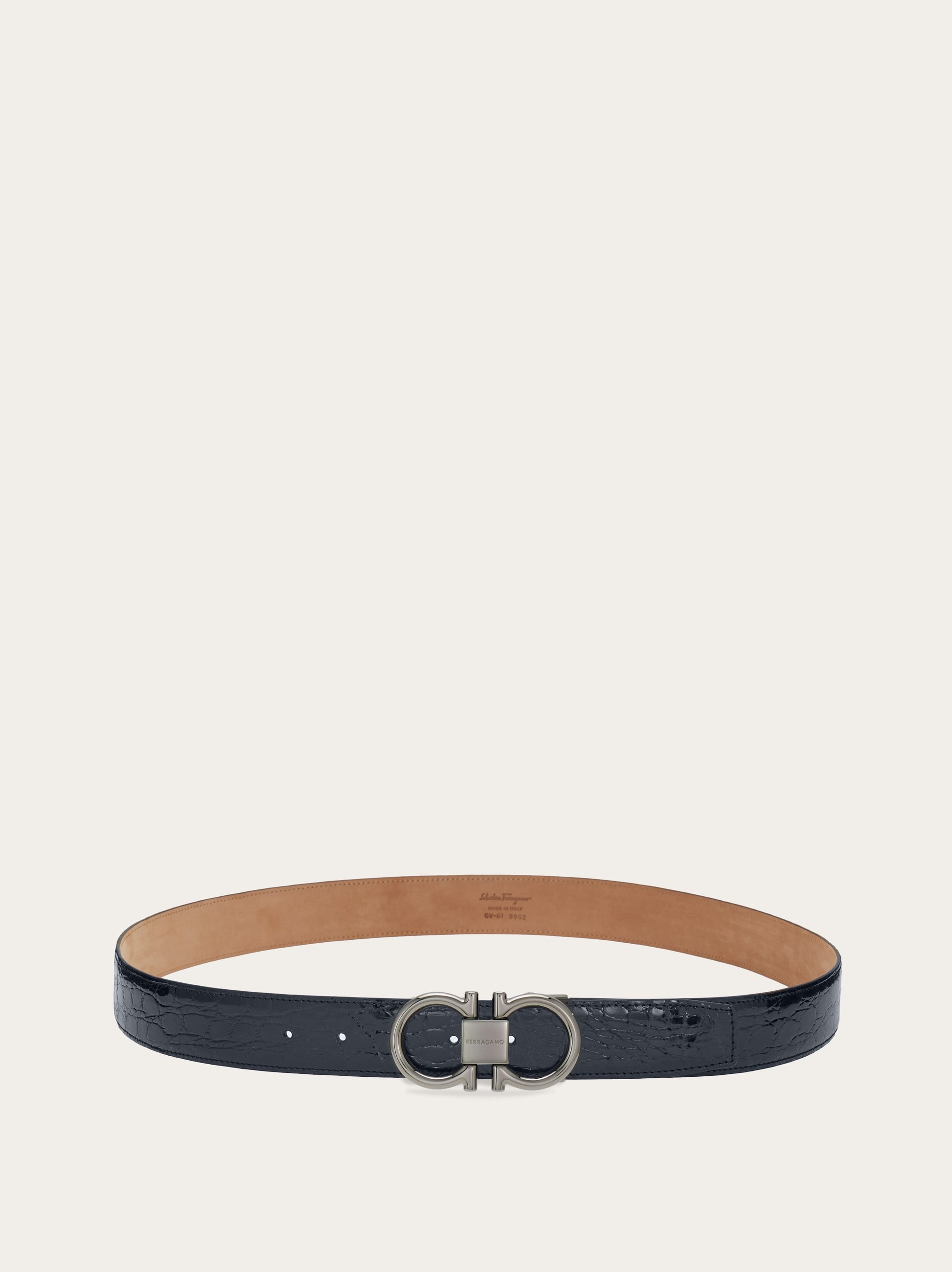 Adjustable Gancini belt - Men | Ferragamo
