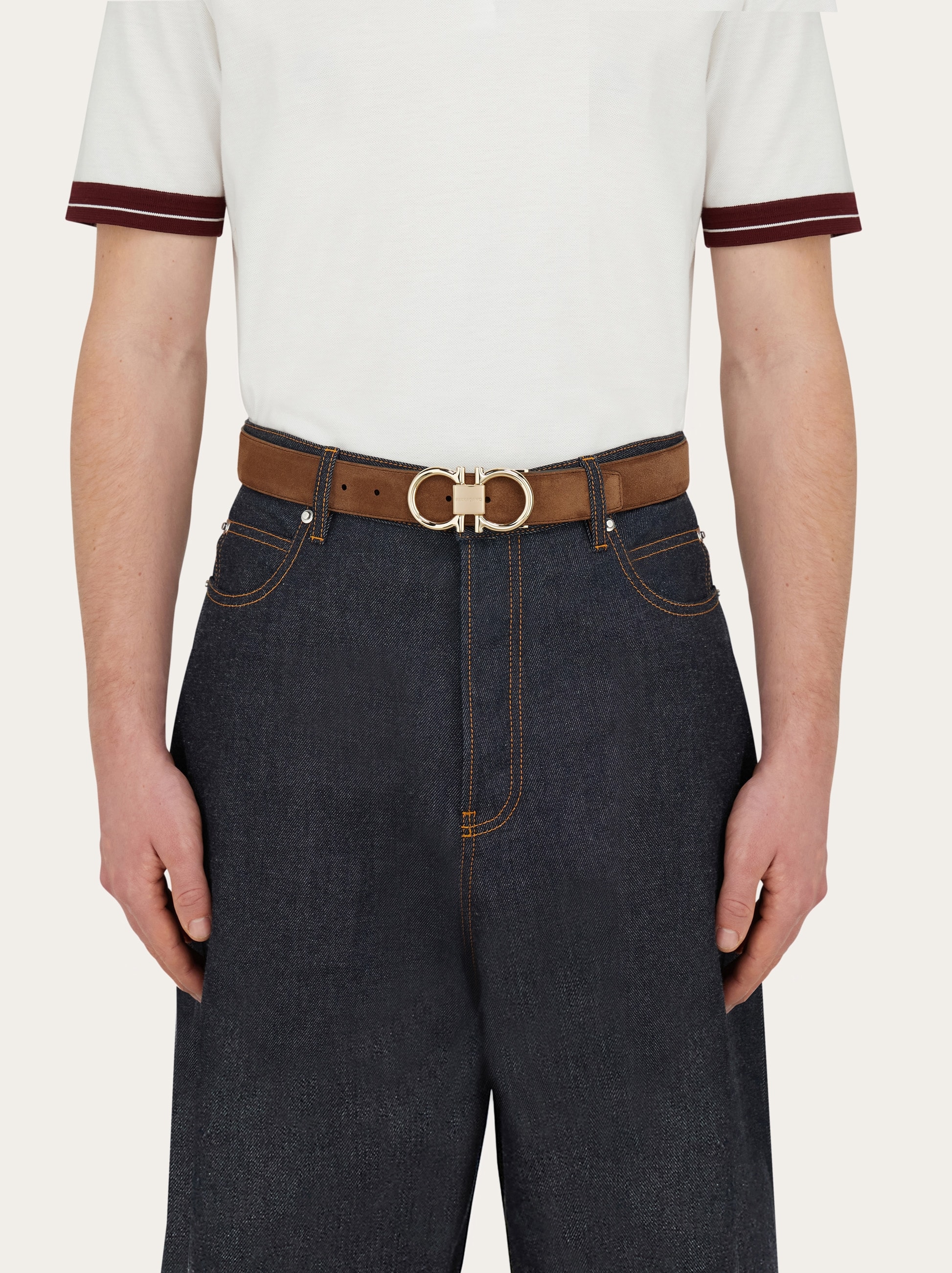 Adjustable Gancini belt - Men | Ferragamo