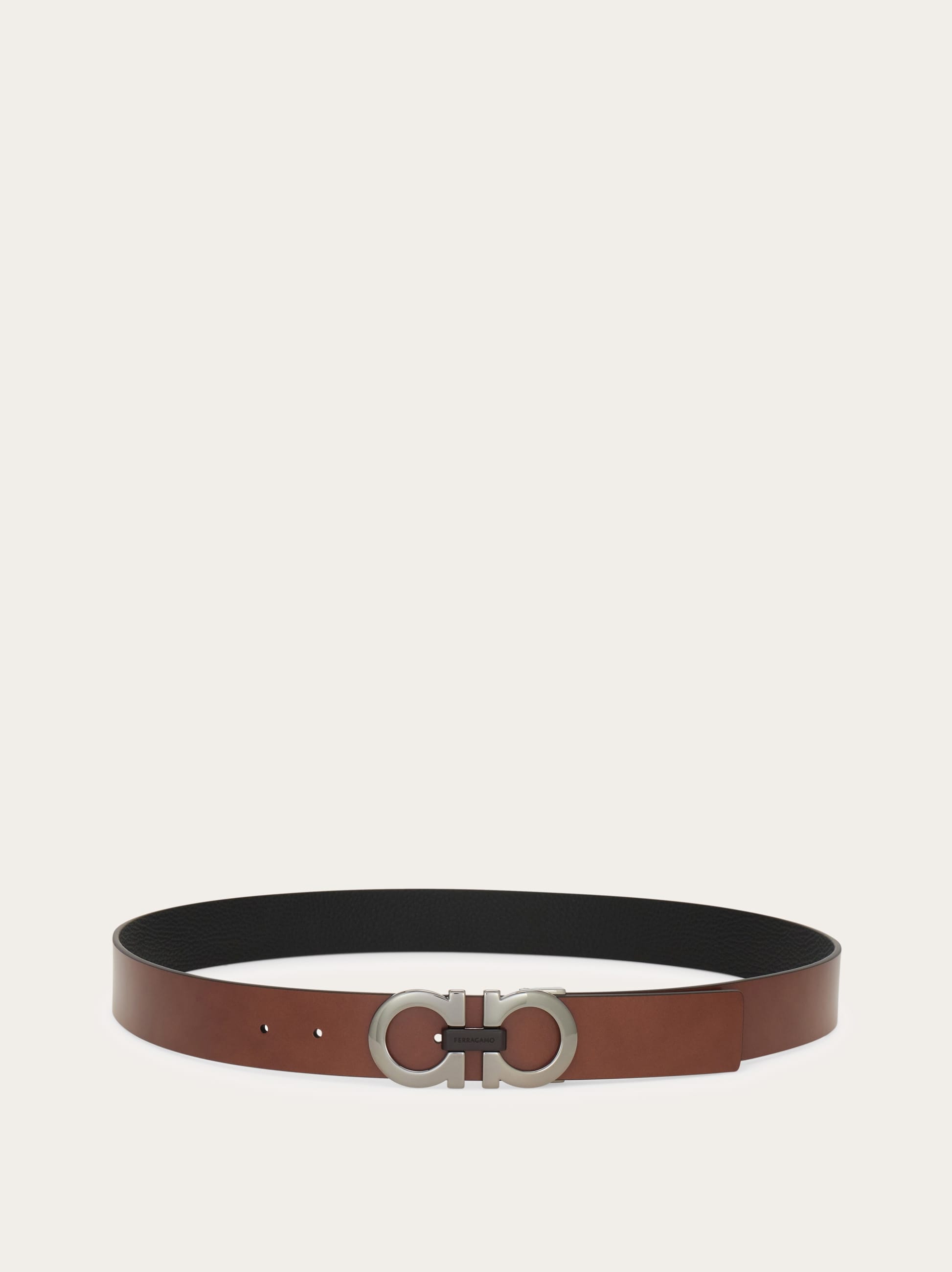reversible and adjustable gancini belt