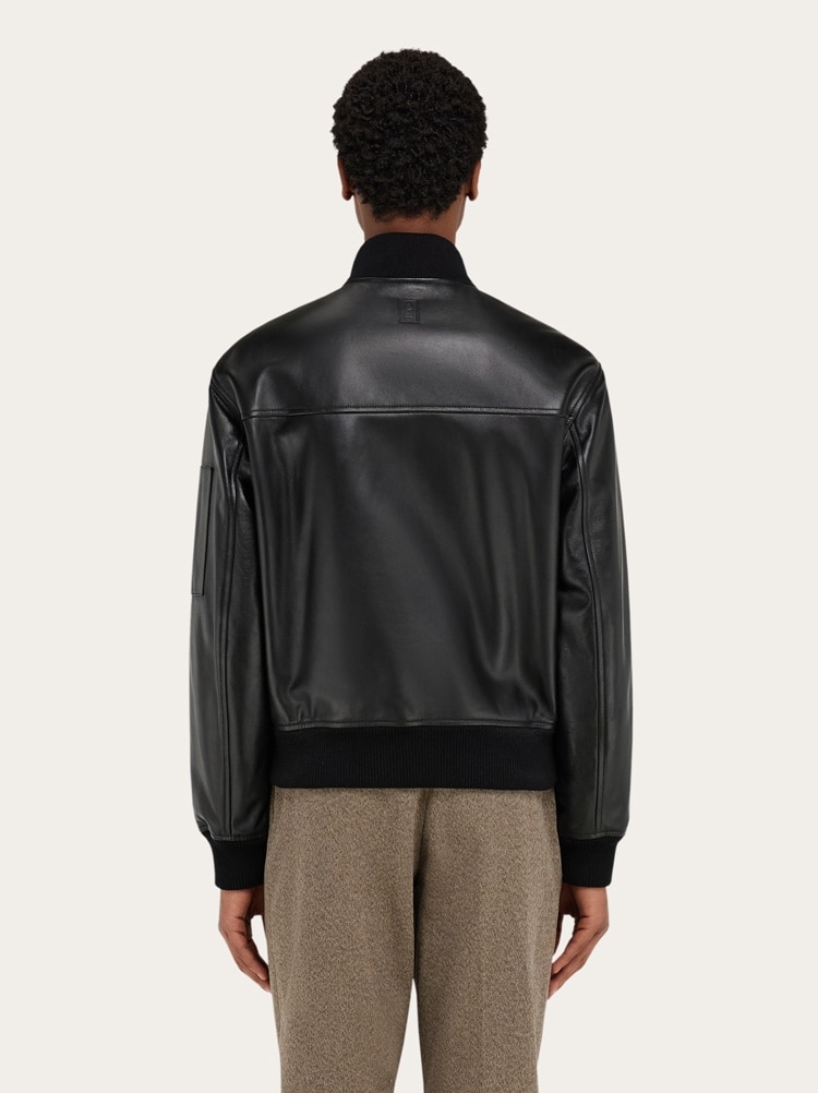 Bomber jacket in nappa leather Gallery image 4