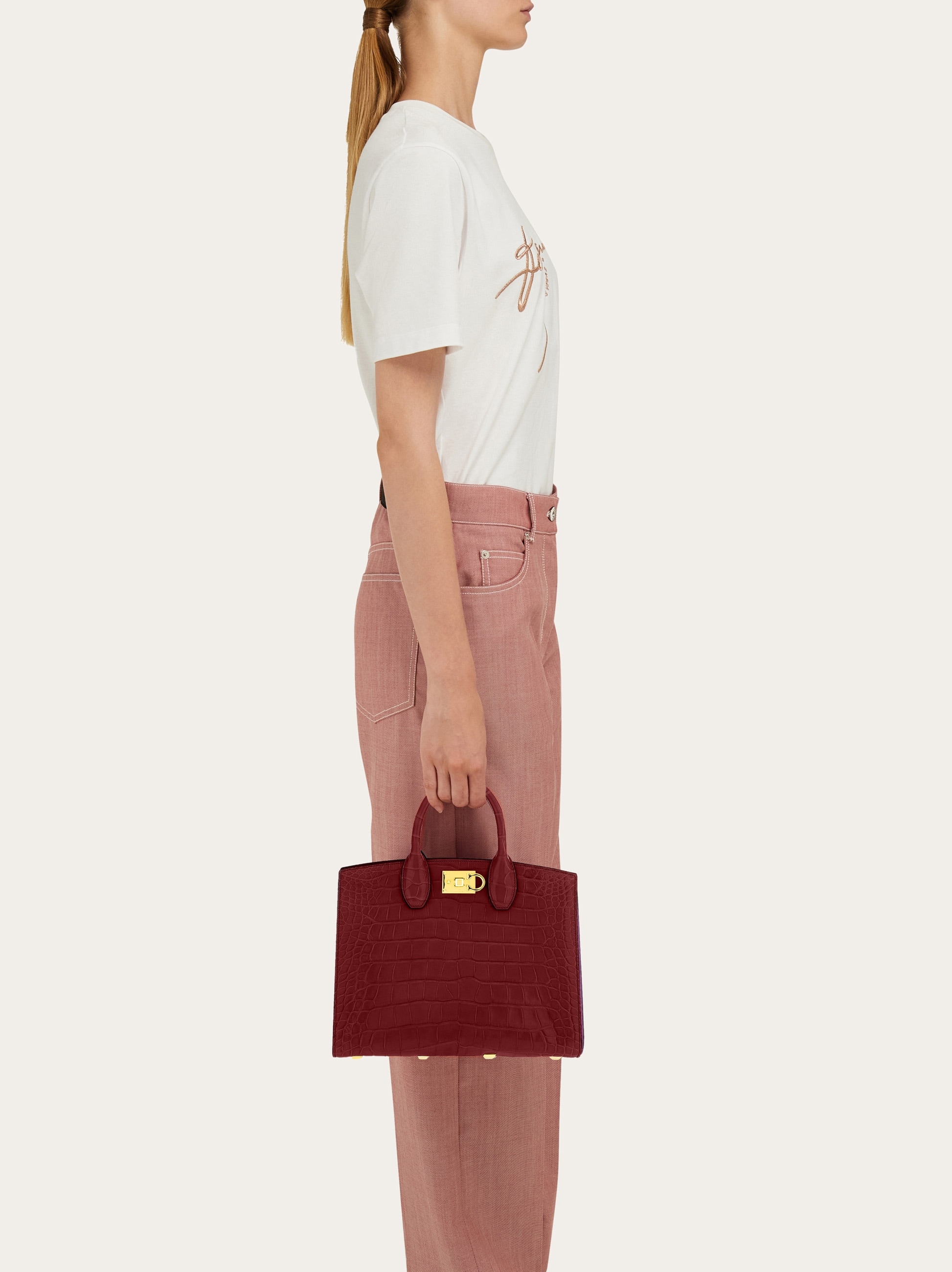 ☆Salvatore Ferragamo☆STUDIO BOX BAG ショルダーバッグ FERRAGAMO Studio Box Mini Leather Top-Handle Bag | Nordstrom