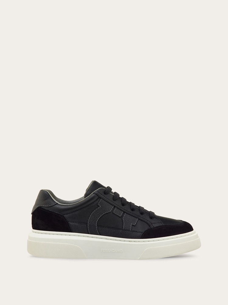 Low-top sneaker with Gancini detail Gallery image 1