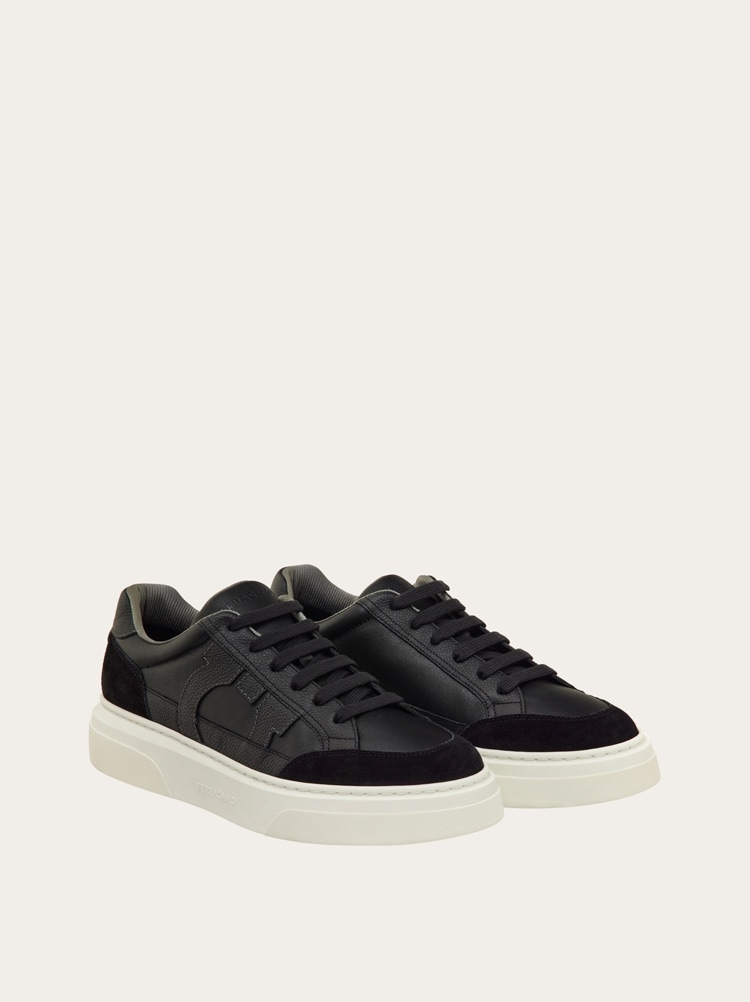 Low-top sneaker with Gancini detail Gallery image 2