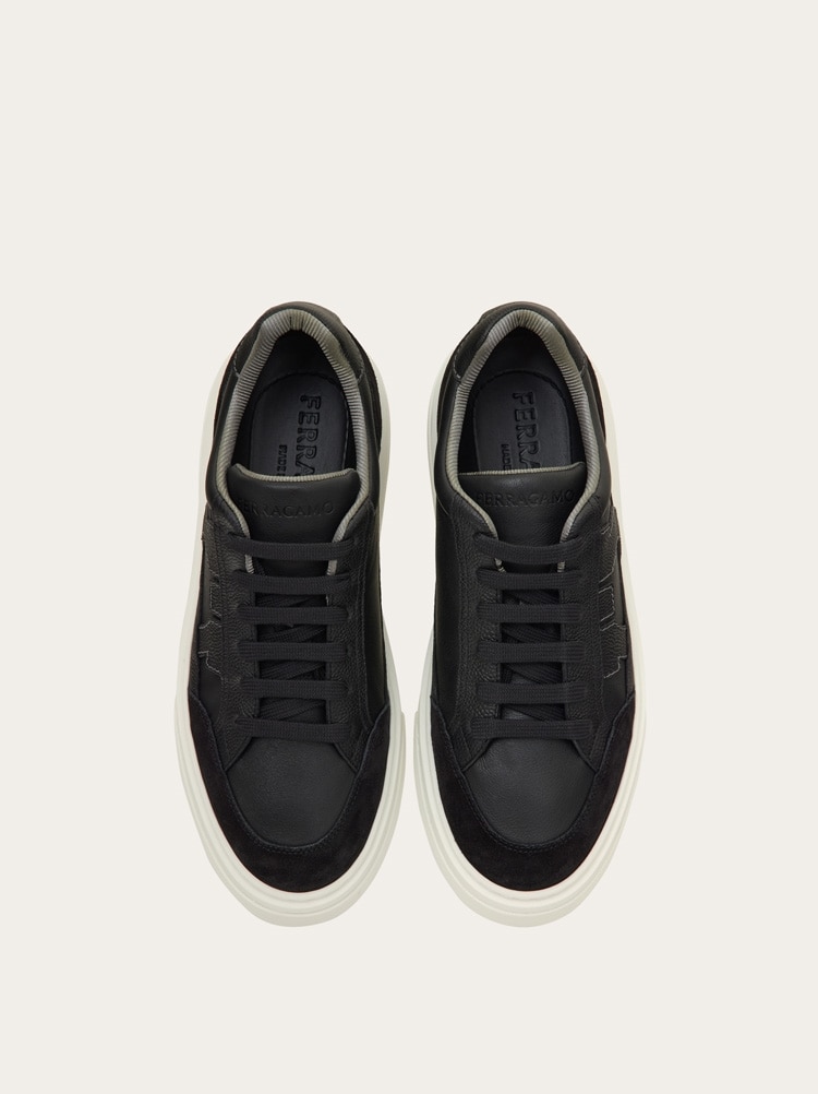 Low-top sneaker with Gancini detail Gallery image 3