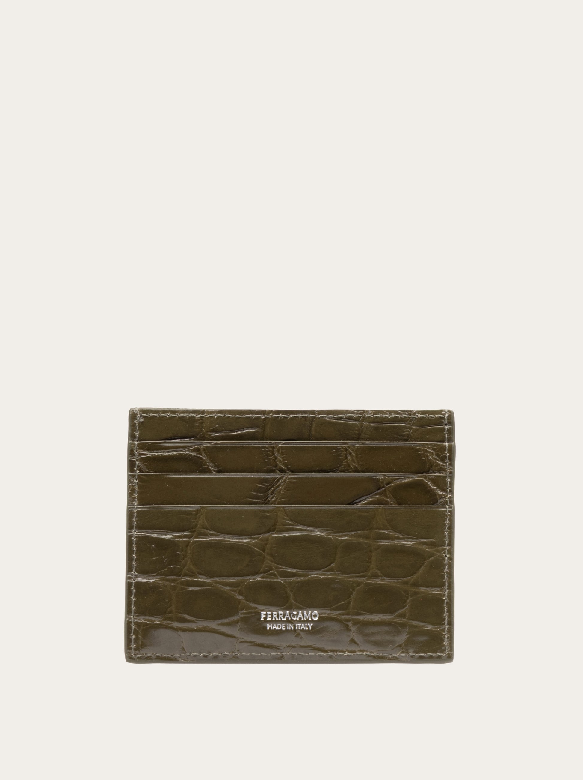 Gancini credit card holder - Men | Ferragamo