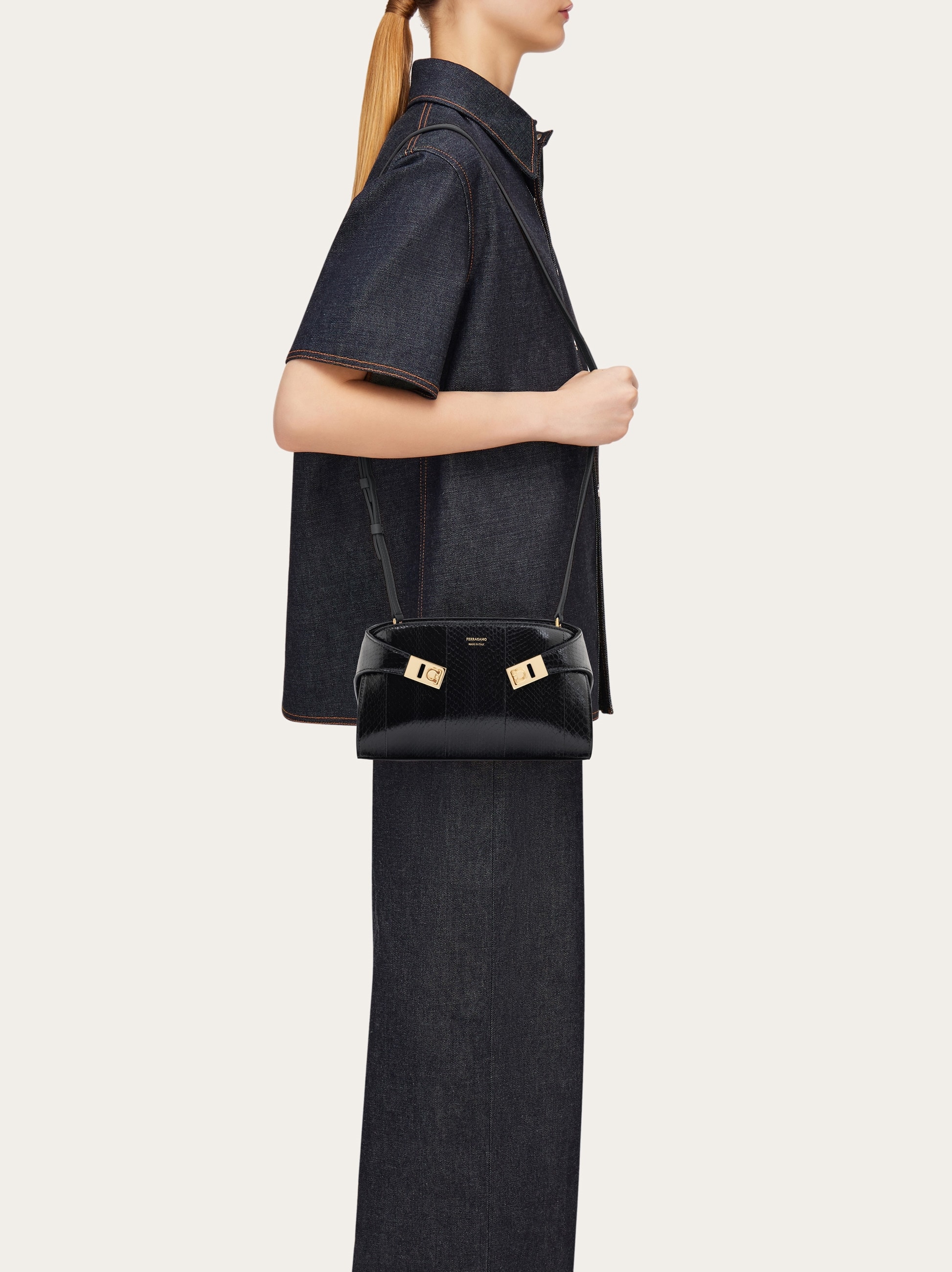 Hug mini crossbody bag - Women | Ferragamo