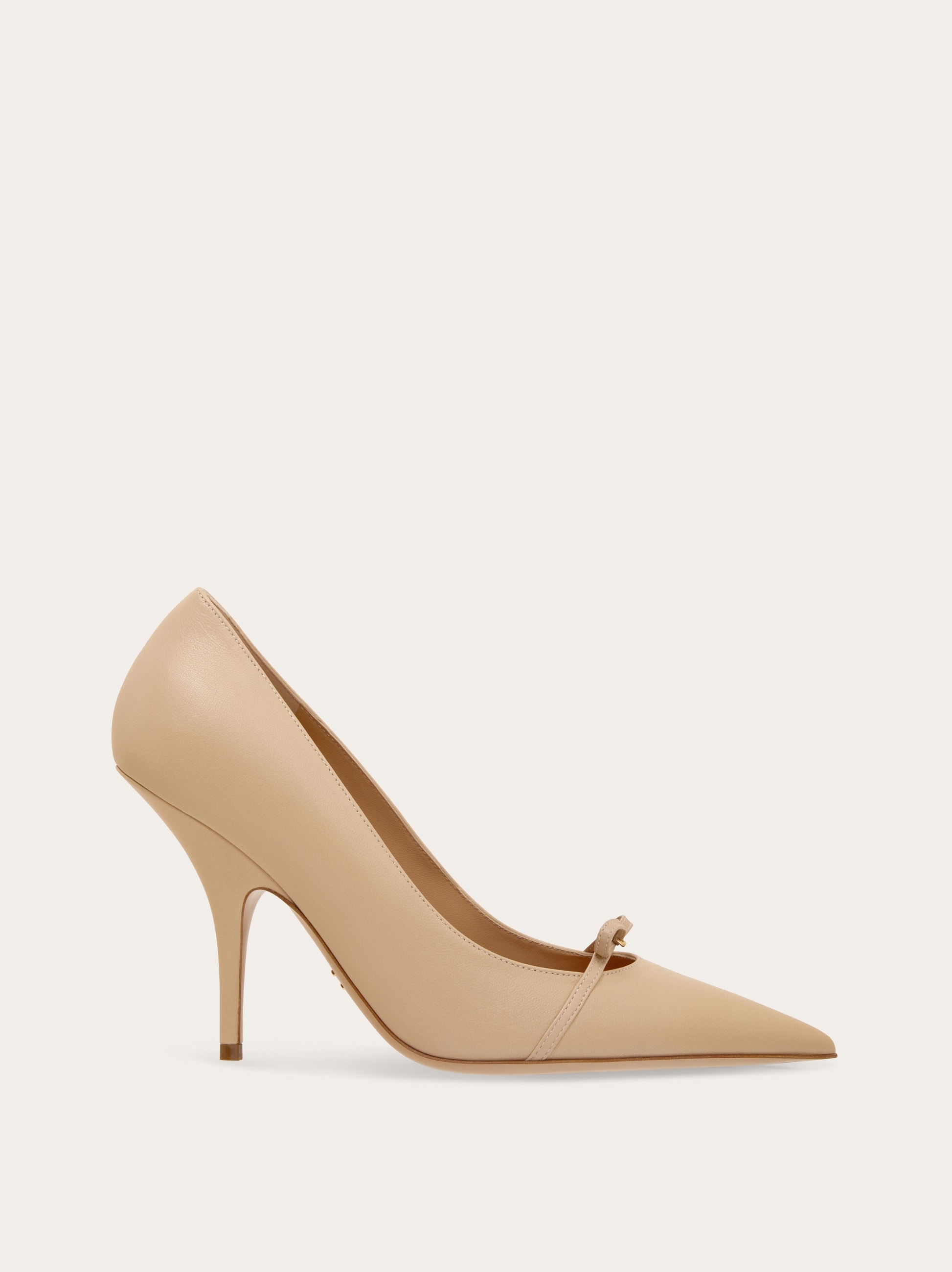 Mini bow mid heel pump — 781860