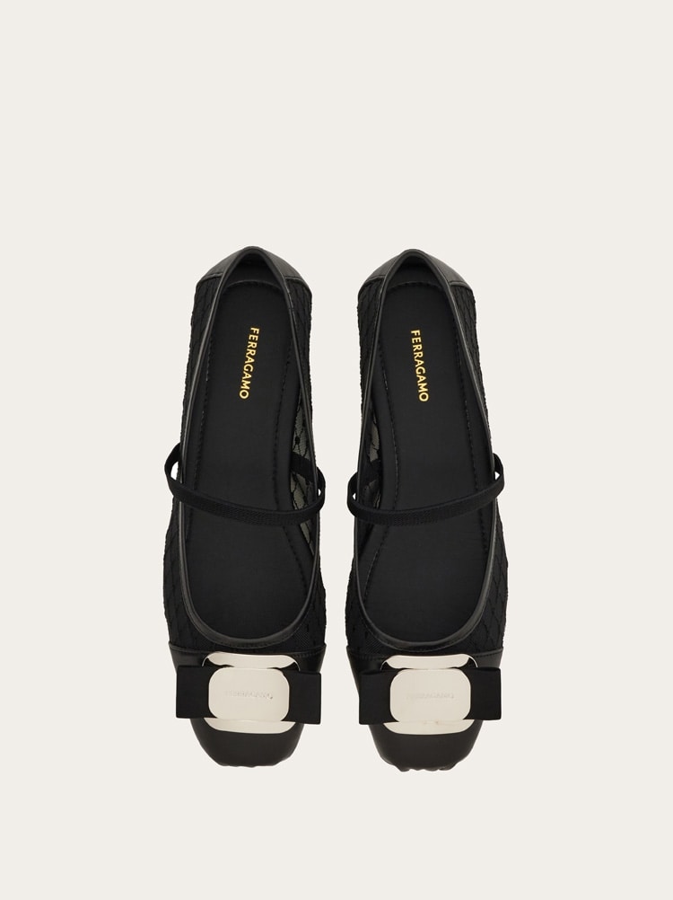Salvatore Ferragamo ENA 40 フラットシューズ バレリーナシューズ - ウィメンズ | Ferragamo