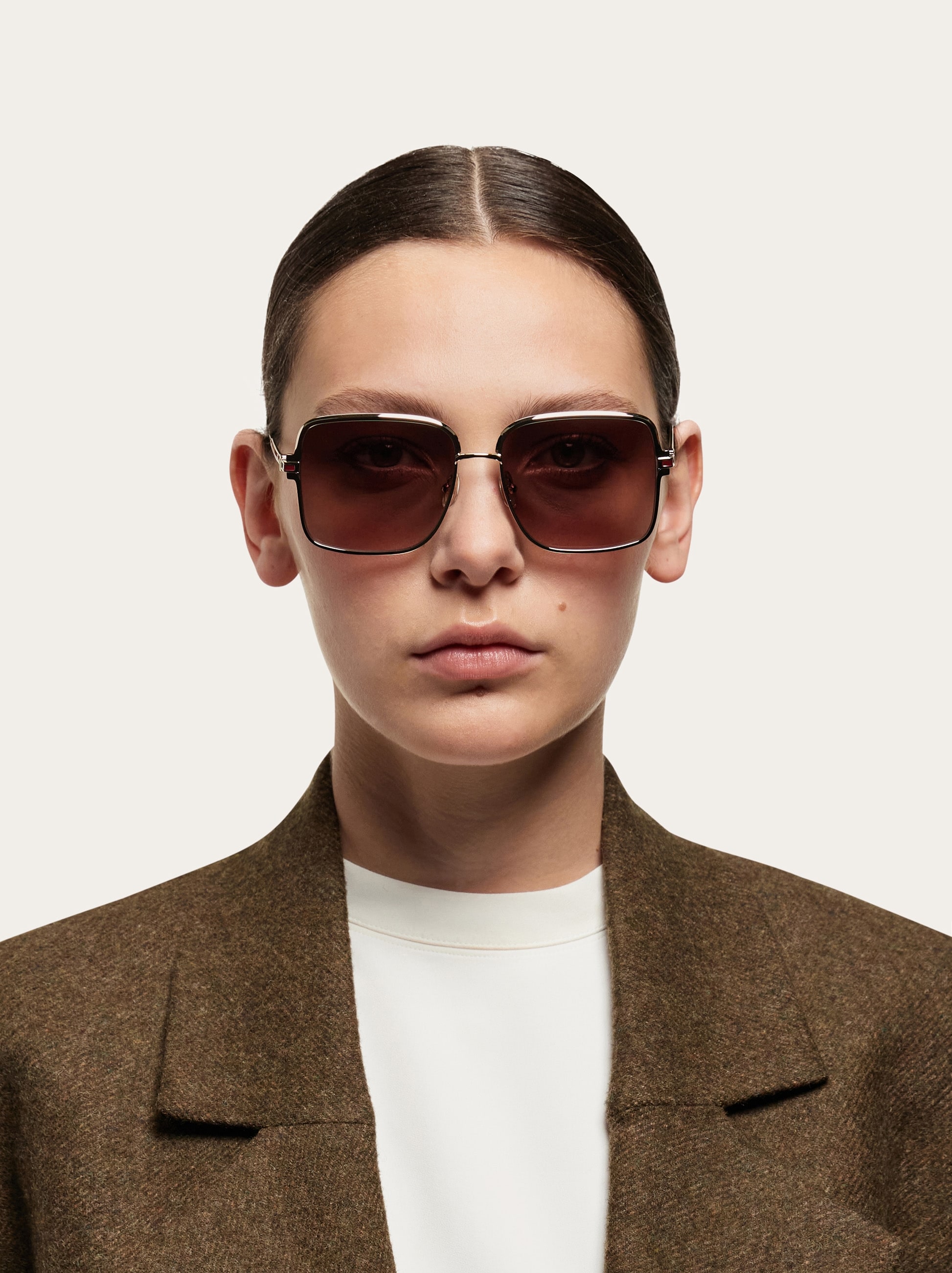 Rectangular frame sunglasses - Women | Ferragamo