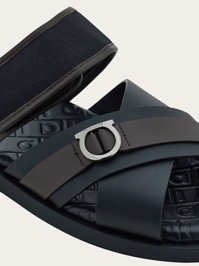 サンダル・ミュール FERRAGAMO SANDAL (01G9927694931C NERO) FERRAGAMO SANDAL (01G9927694931C NERO) (FERRAGAMO/サンダル