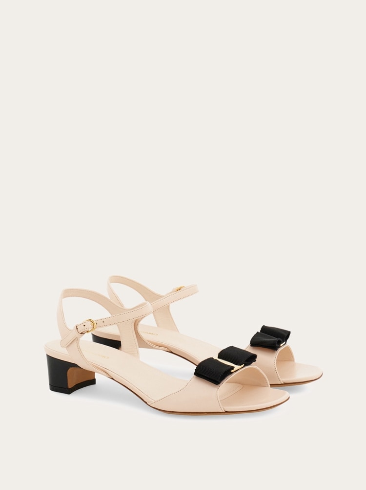 Vara bow low heeled sandal - Women | Ferragamo