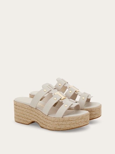 Ferragamo ローサンダル ホワイト SS24 Ferragamo ローサンダル ホワイト SS24 (FERRAGAMO/サンダル