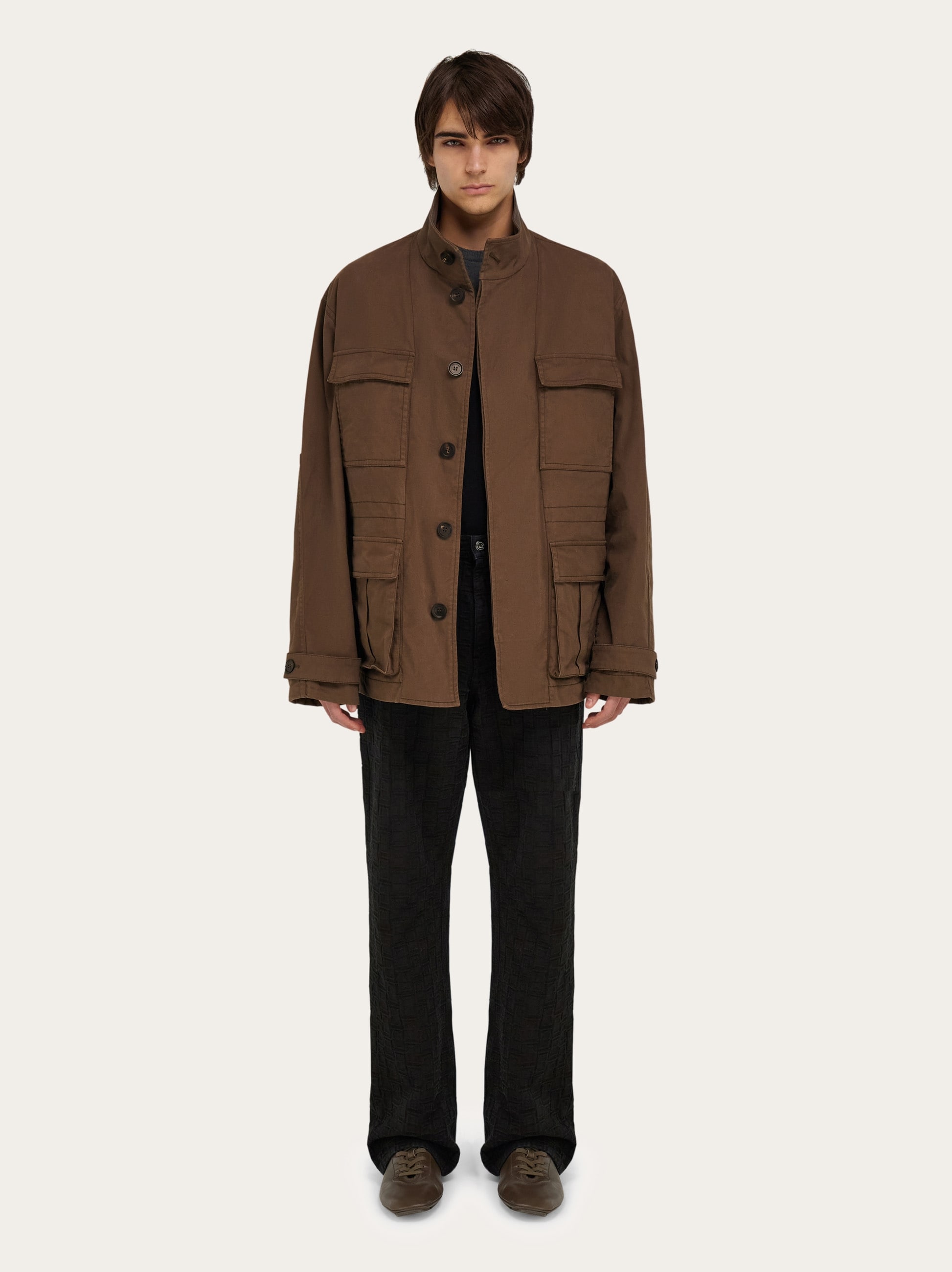 【極希少】Salvatore Ferragamo freece jacket Saharan jacket - Men | Ferragamo