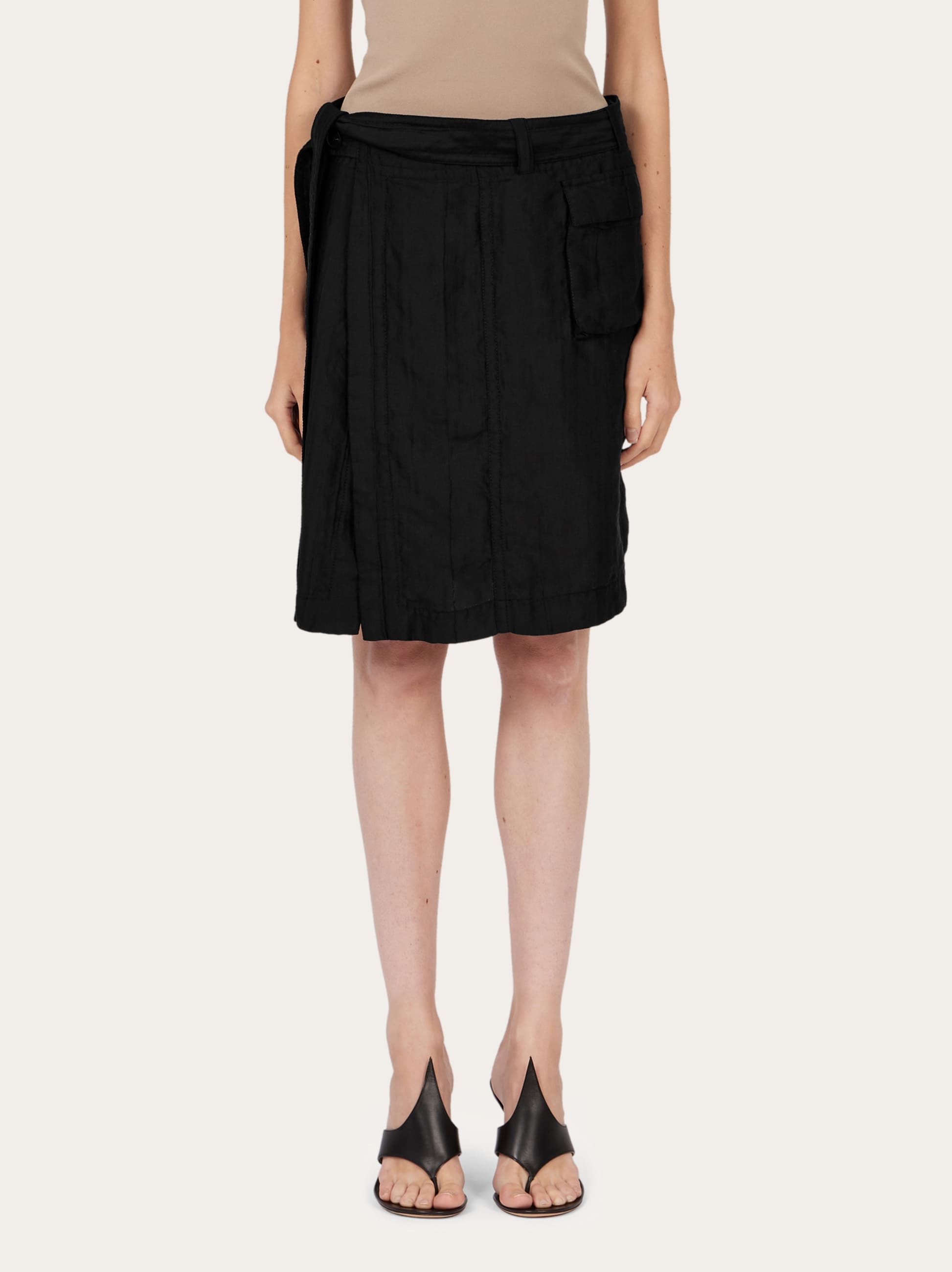 FERRAGAMO直営店 ラップスカート ラップスカート - ウィメンズ | Ferragamo