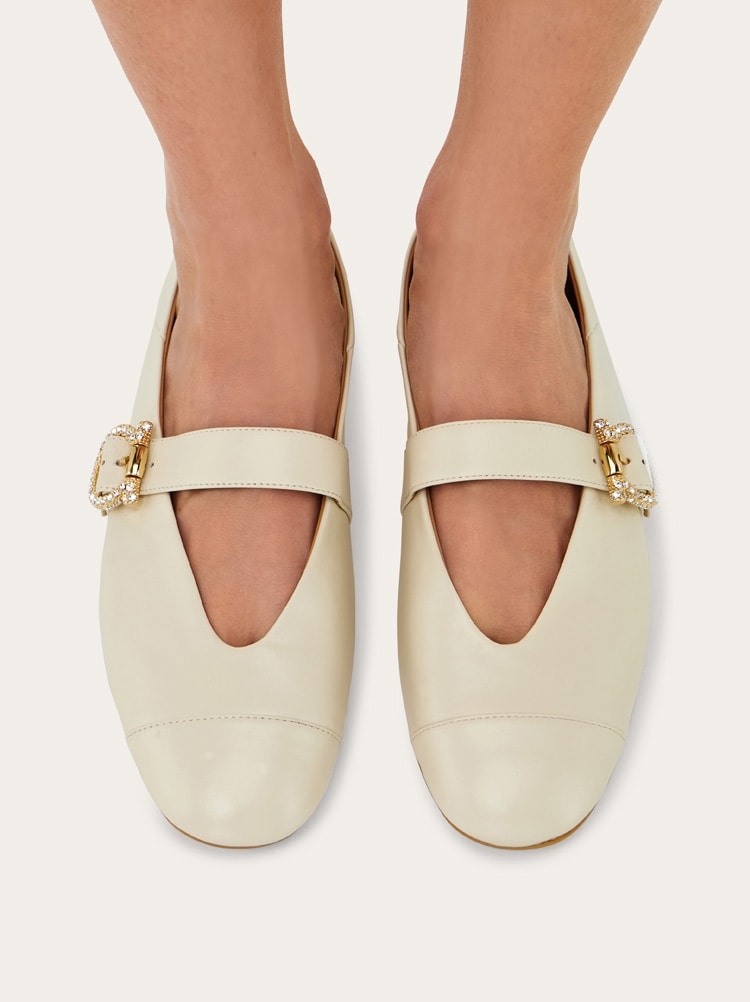 Bridal - Gancini ballet flat Gallery image 7