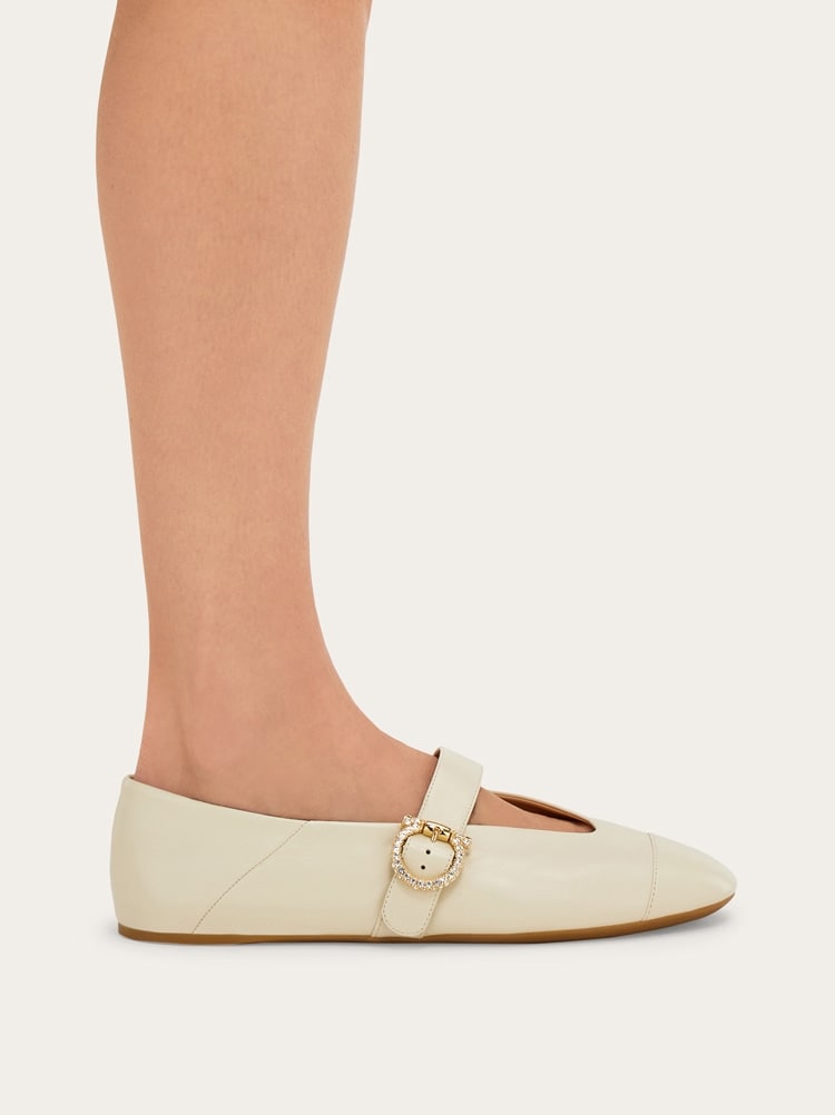 Bridal - Gancini ballet flat Gallery image 4
