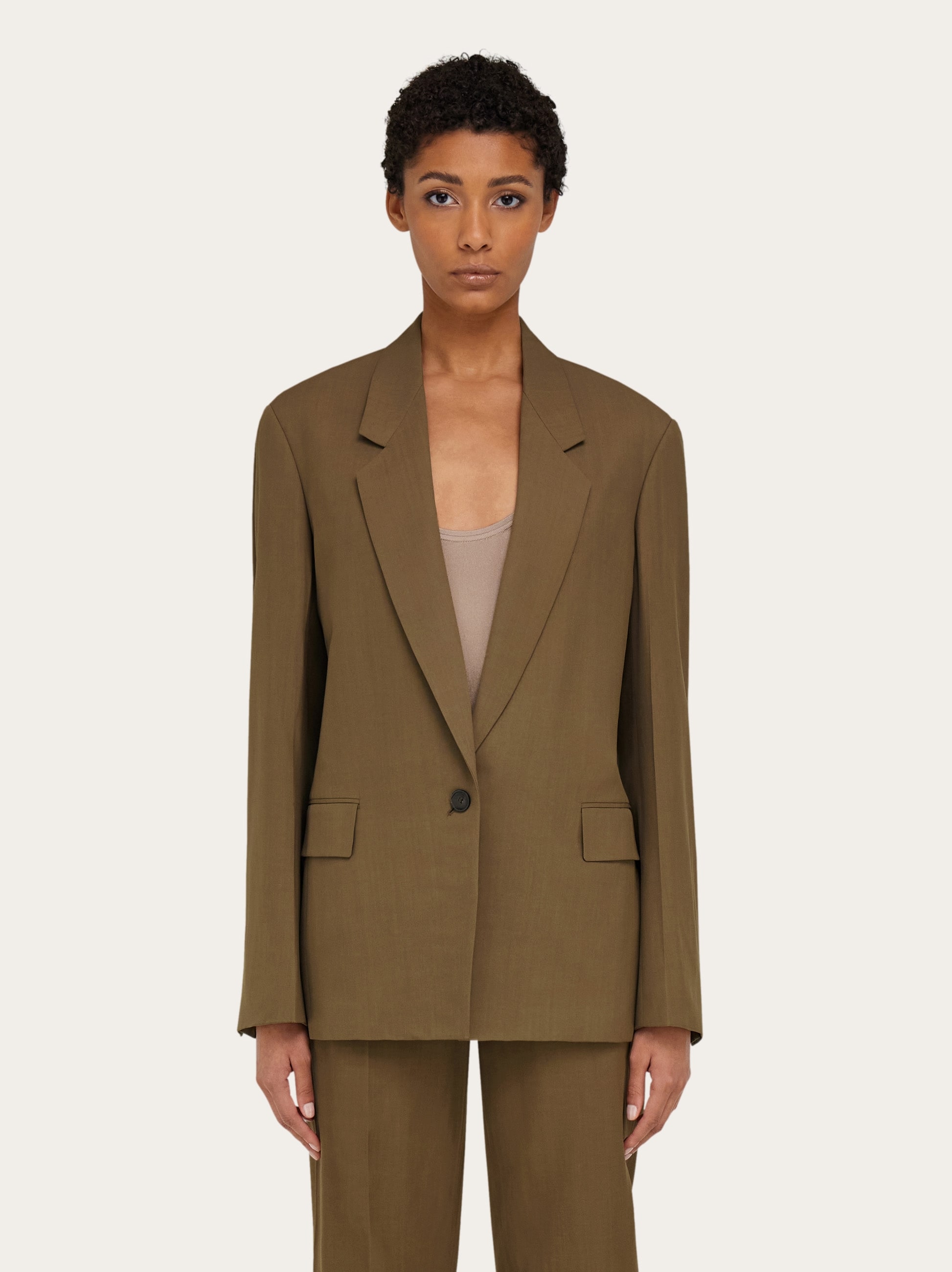 ボトムスその他 Ferragamo Stole Detail Blazer 19708431_44269138_600.jpg