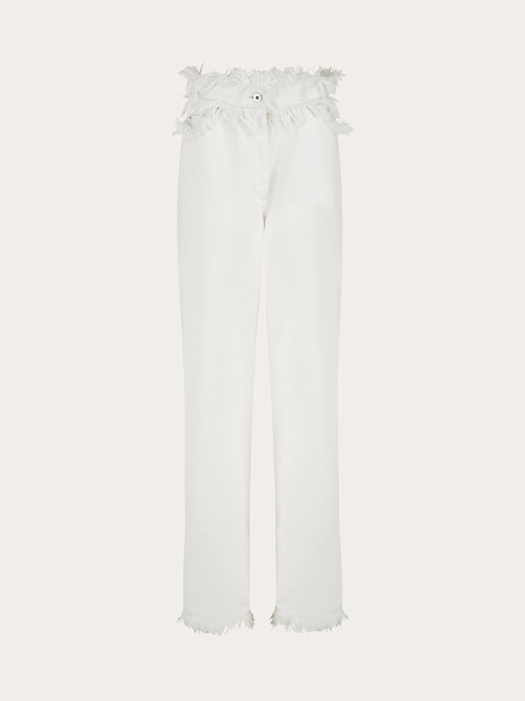 Jeans with fringe detail Gallery image 1