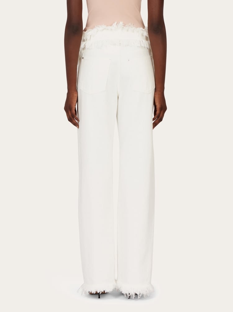 Jeans with fringe detail Gallery image 4