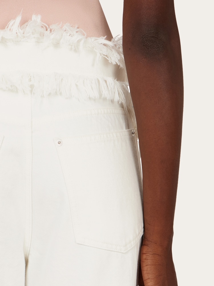 Jeans with fringe detail Gallery image 6