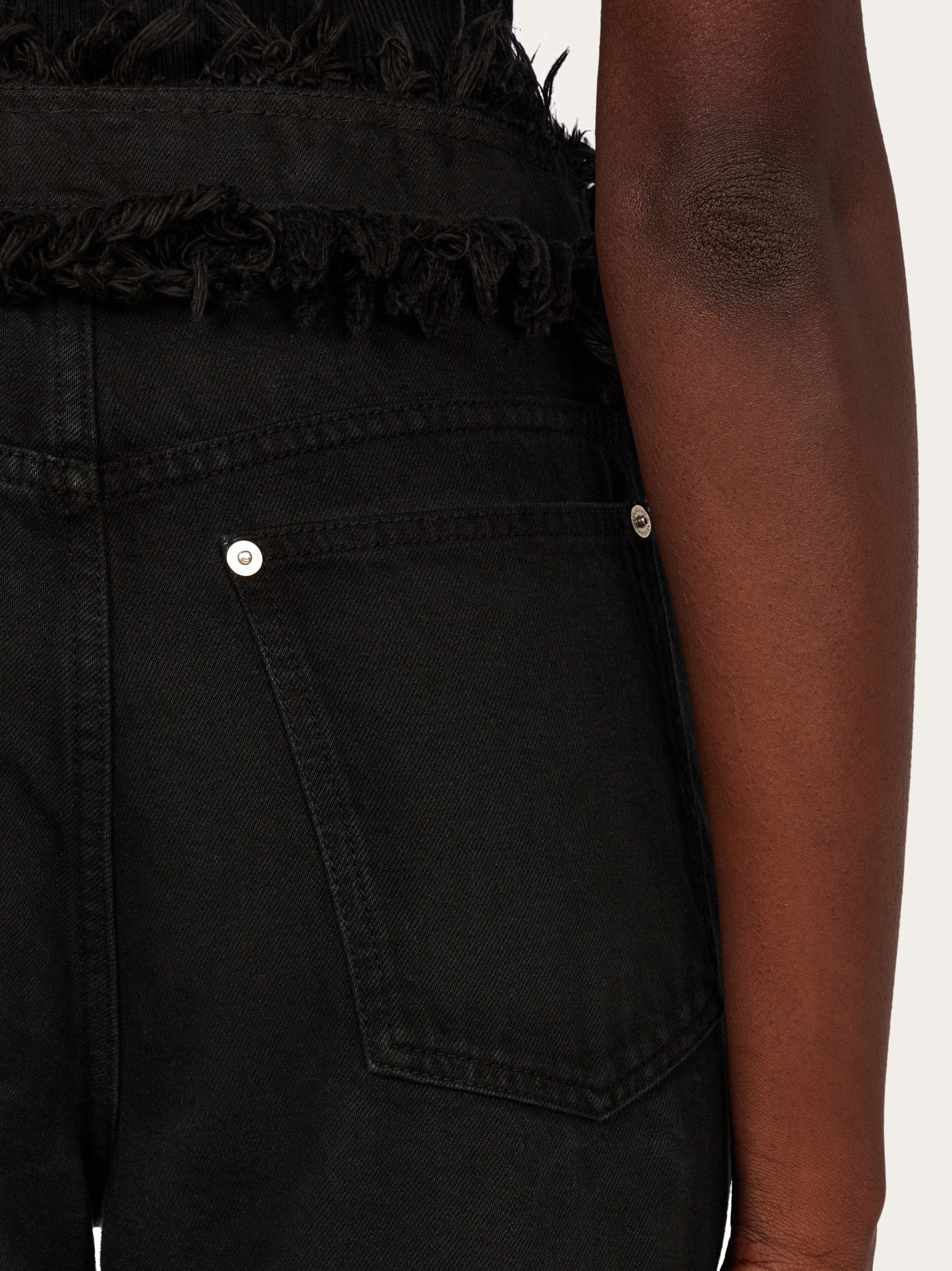 Jeans with fringe detail - Women | Ferragamo
