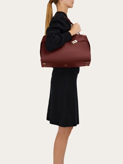Salvatore Ferragamo 上質 オールレザー 2way ボストン Salvatore Ferragamo 上質 オールレザー 2way ボストン