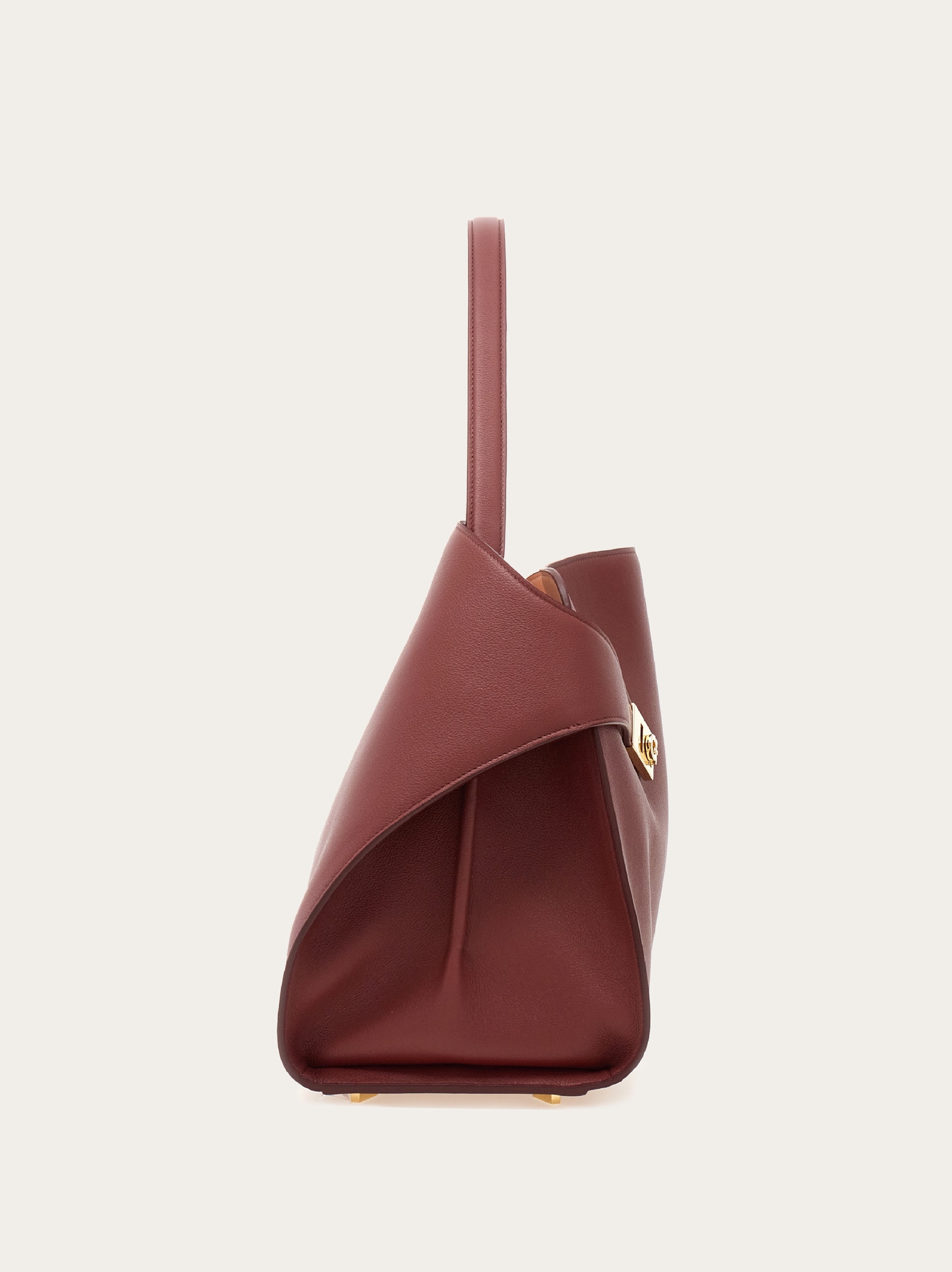 【関税&送料込】Salvatore Ferragamo Leather Large Hug Soft S Ferragamo Large Hug Soft Bicolor Shoulder Bag - Bergdorf Goodman