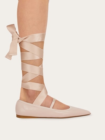 【PORTERNA】Ferre Ribbon Flat Shoes PORTERNA】Ferre Ribbon Flat Shoes