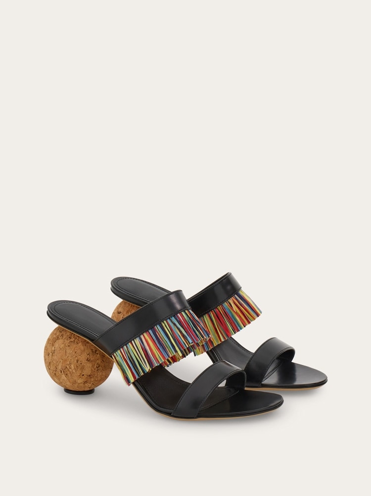 Fringed sandal - Women | Ferragamo
