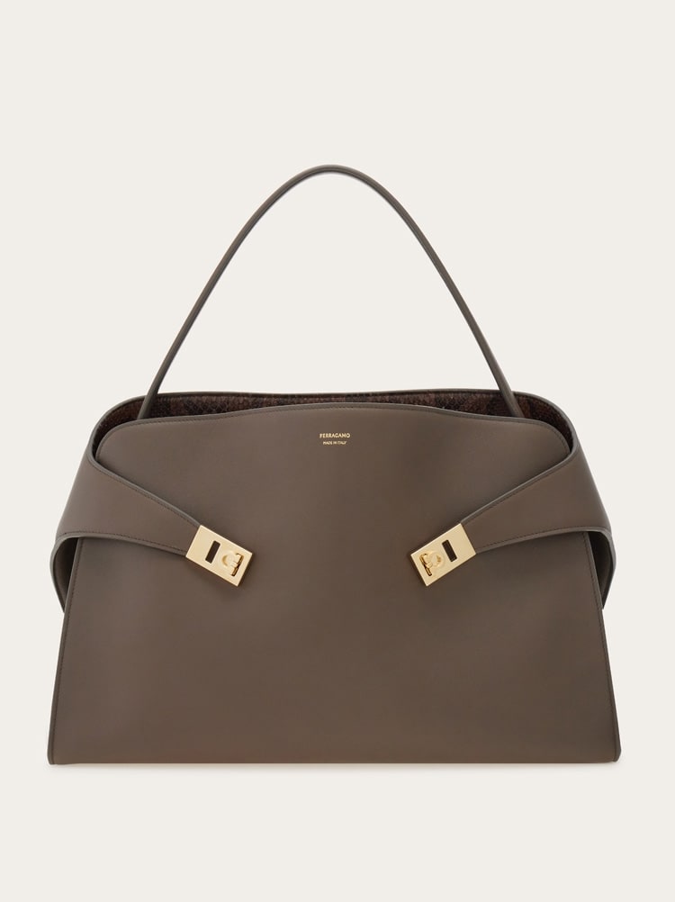 Bolso de hombro Hug soft bicolor (L) Gallery image 1