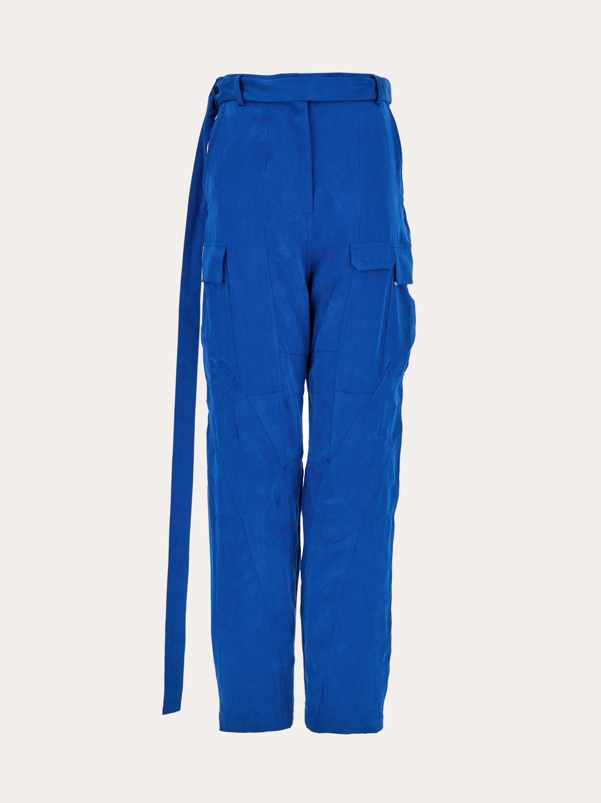 パンツ FERRAGAMO SS25 Cargo pants (782700 BLUE) Cargo trouser - Women | Ferragamo