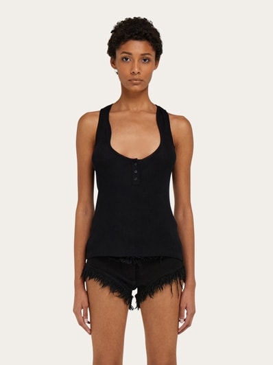 Ferragamo　ノースリーブ コットン ノースリーブトップス - ウィメンズ | Ferragamo