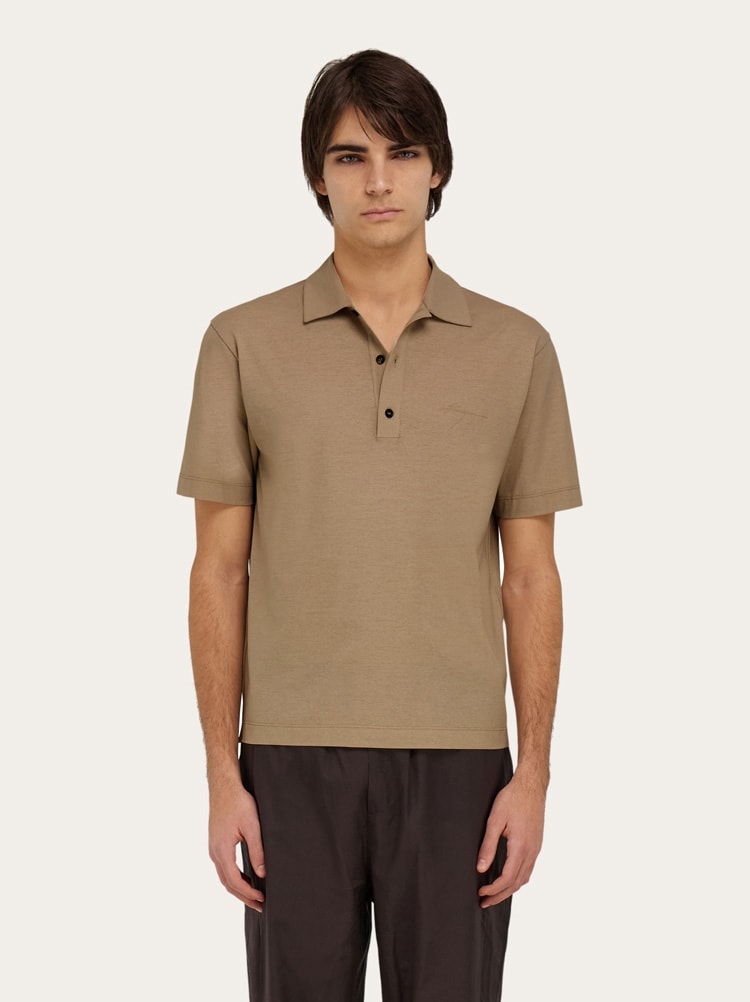 Polo en voile crepé Gallery image 2