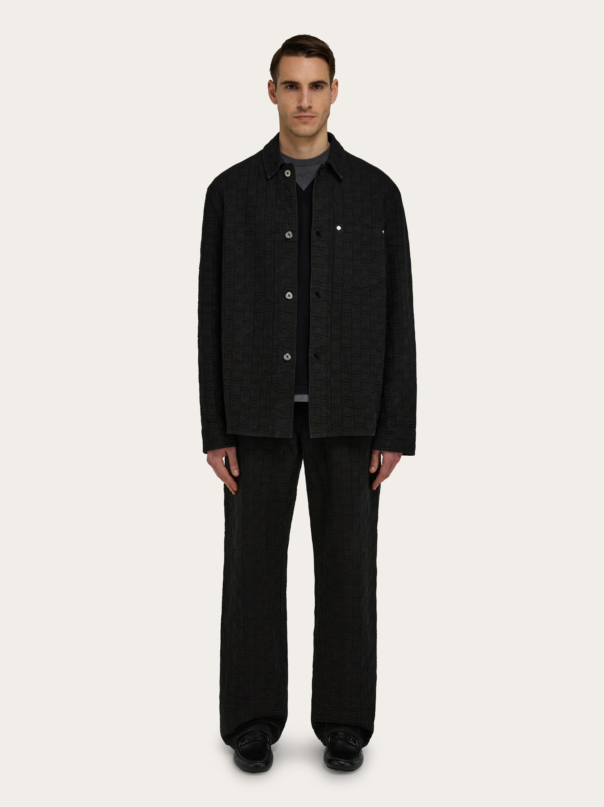 ジャケット FERRAGAMO Semi-transparent wool jacket Ferragamo Semi-transparent wool jacket available on julian