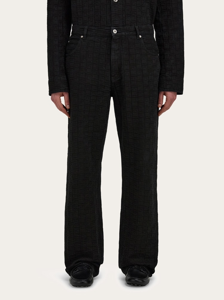 Ferragamo Monogram five pocket trousers Gallery image 2