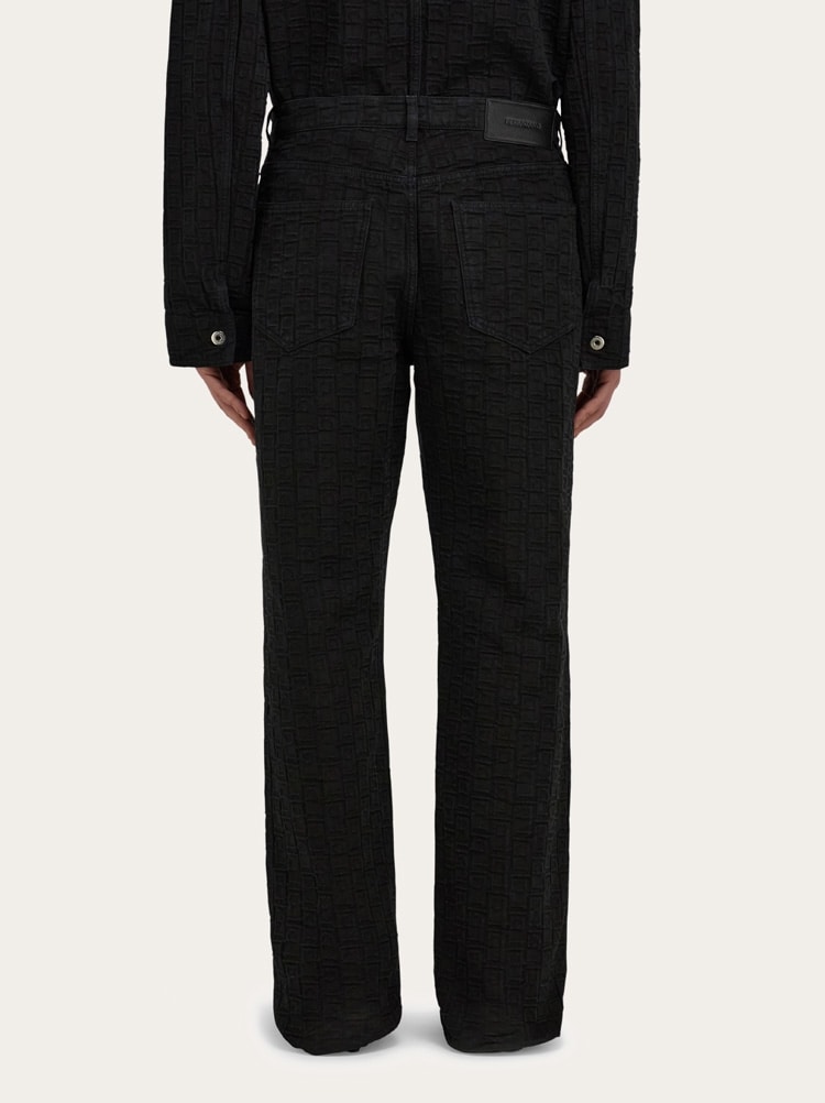 Ferragamo Monogram five pocket trousers Gallery image 4