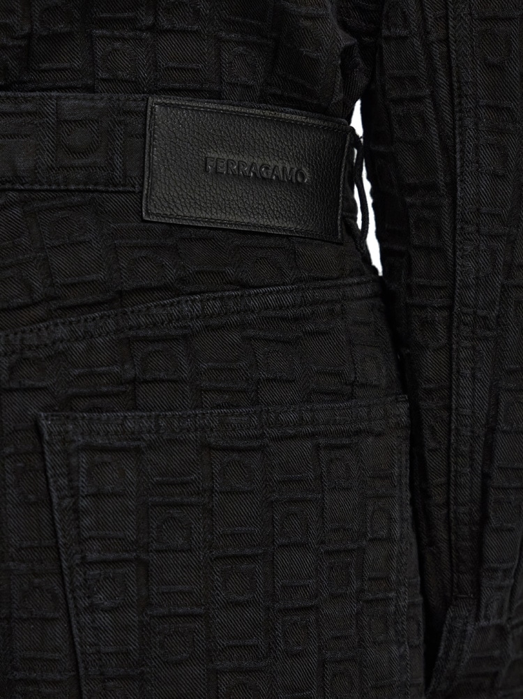 Ferragamo Monogram five pocket trousers Gallery image 5