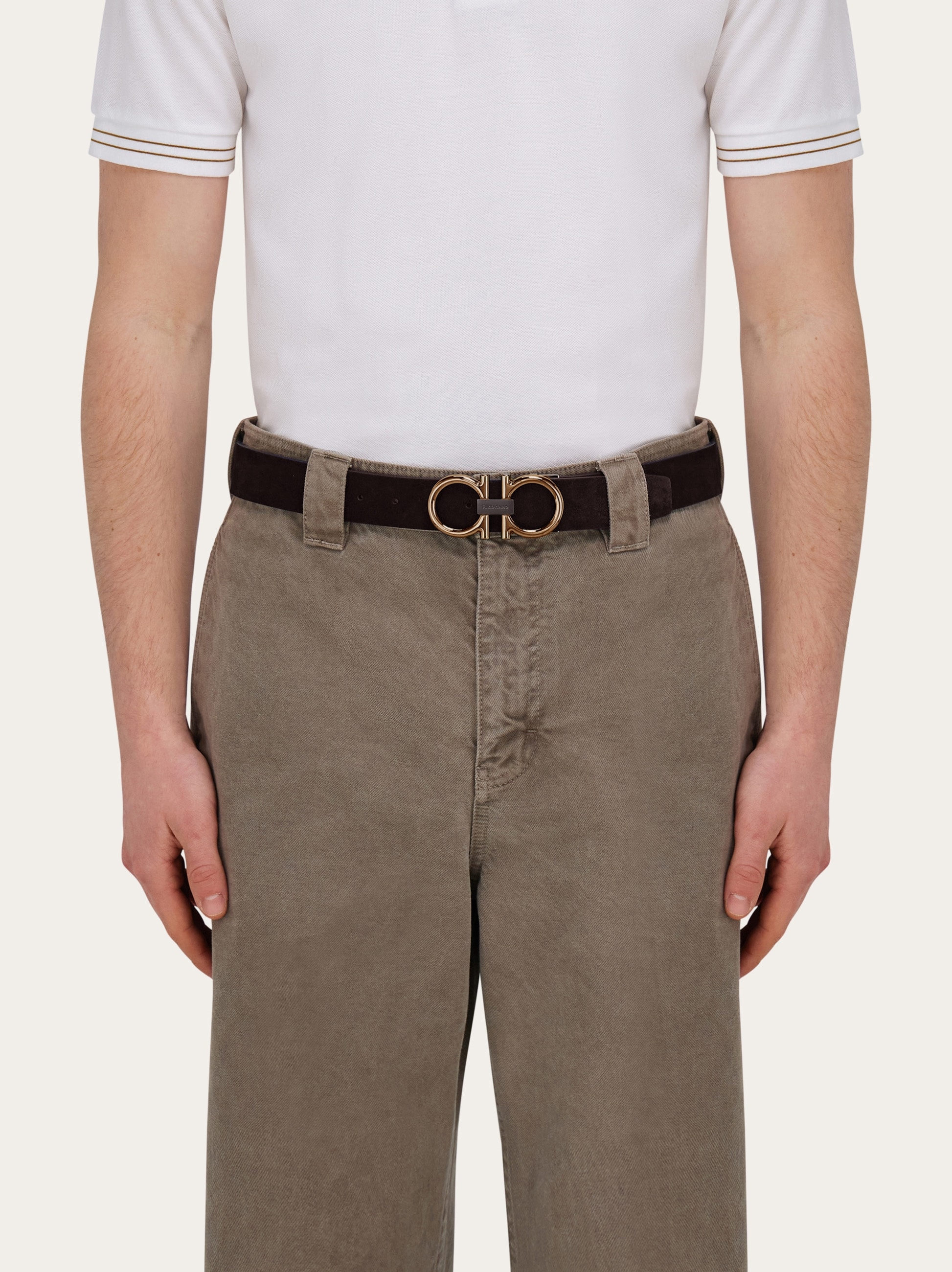 Adjustable Gancini belt - Men | Ferragamo Adjustable Gancini belt - Men | Ferragamo