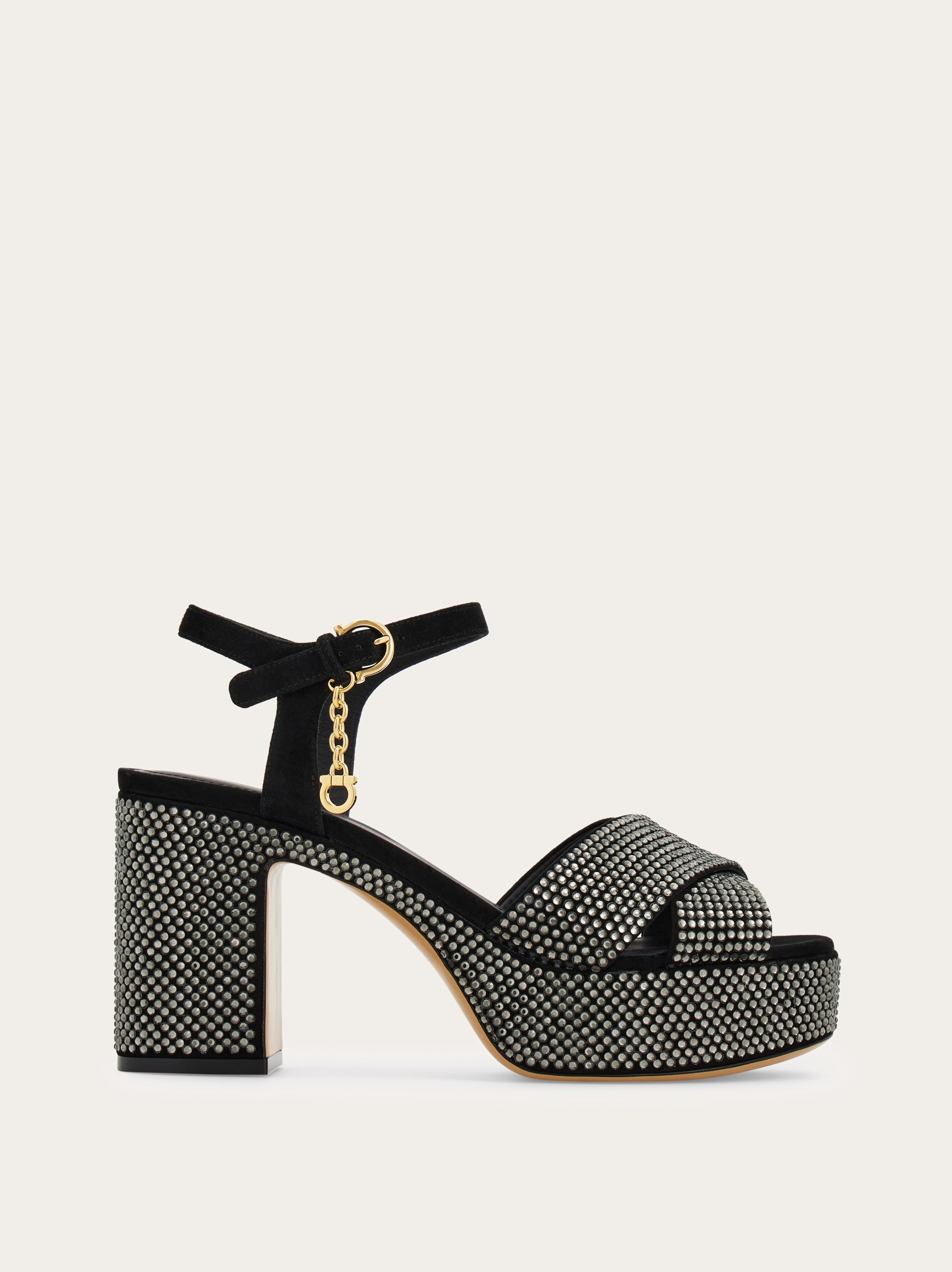 Crystal platform sandal - Women | Ferragamo
