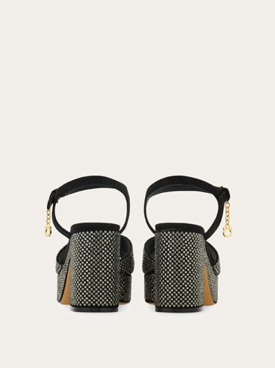 Crystal platform sandal - Women | Ferragamo