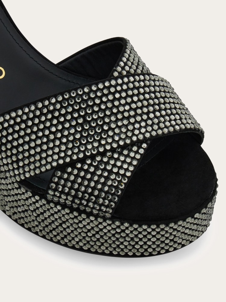 Crystal platform sandal Gallery image 6