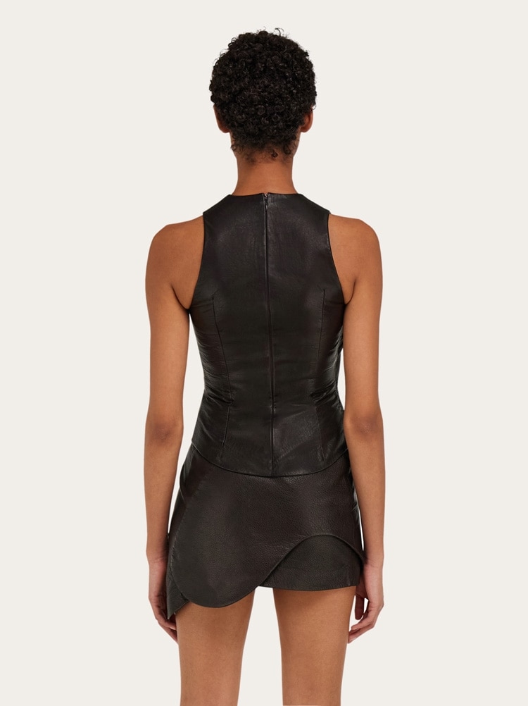 Gilet en cuir Gallery image 3