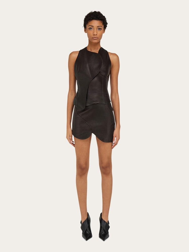 Gilet en cuir Gallery image 6