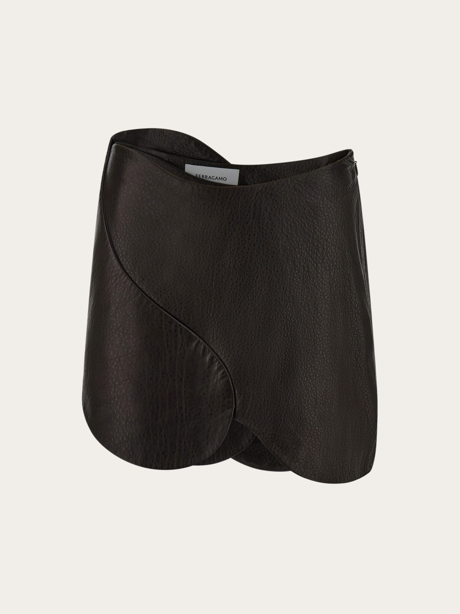 [Salvatore Ferragamo] レザーミニスカート Leather mini skirt - Women | Ferragamo