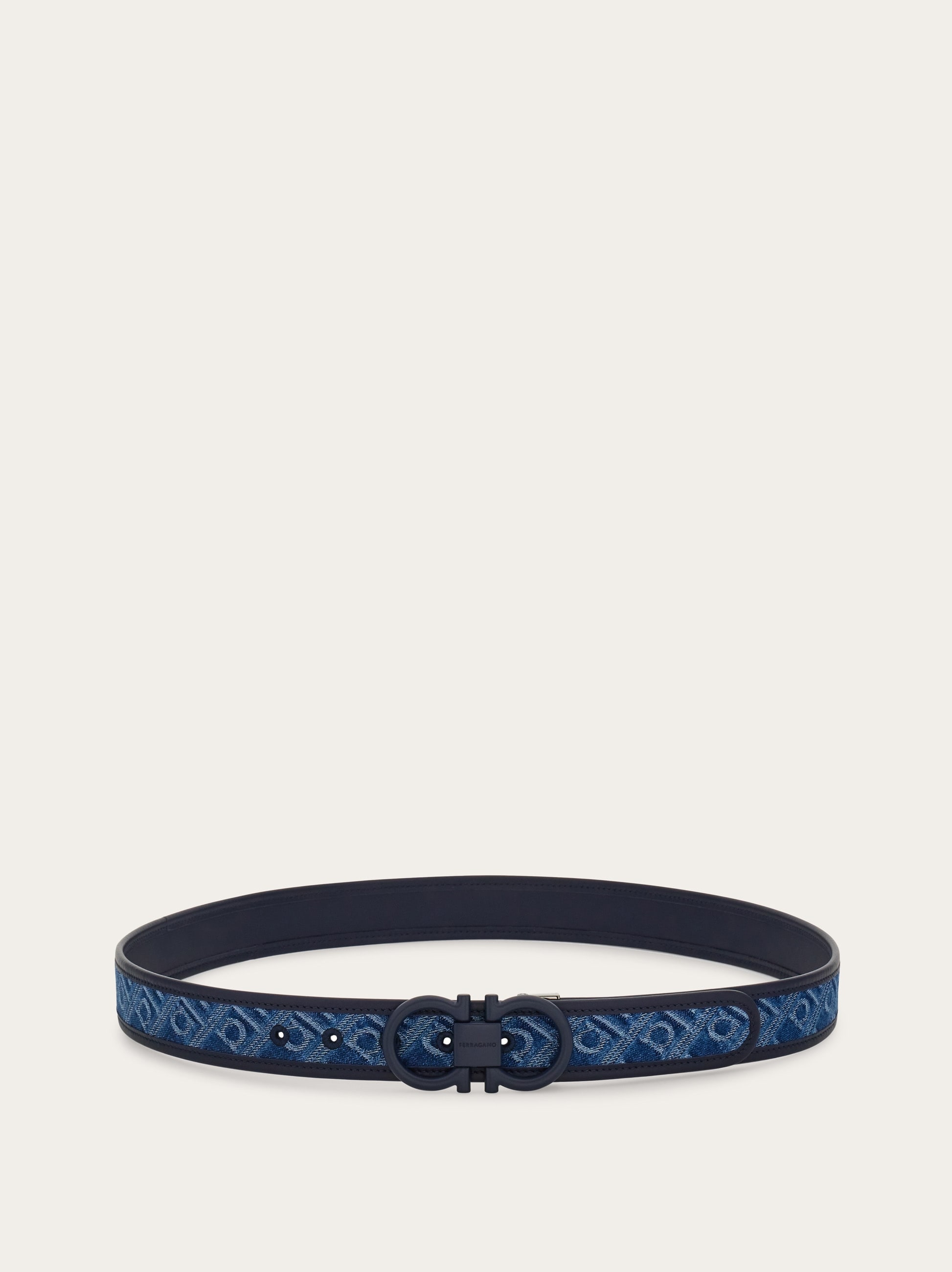 Ferragamo Monogram adjustable belt - Men | Ferragamo