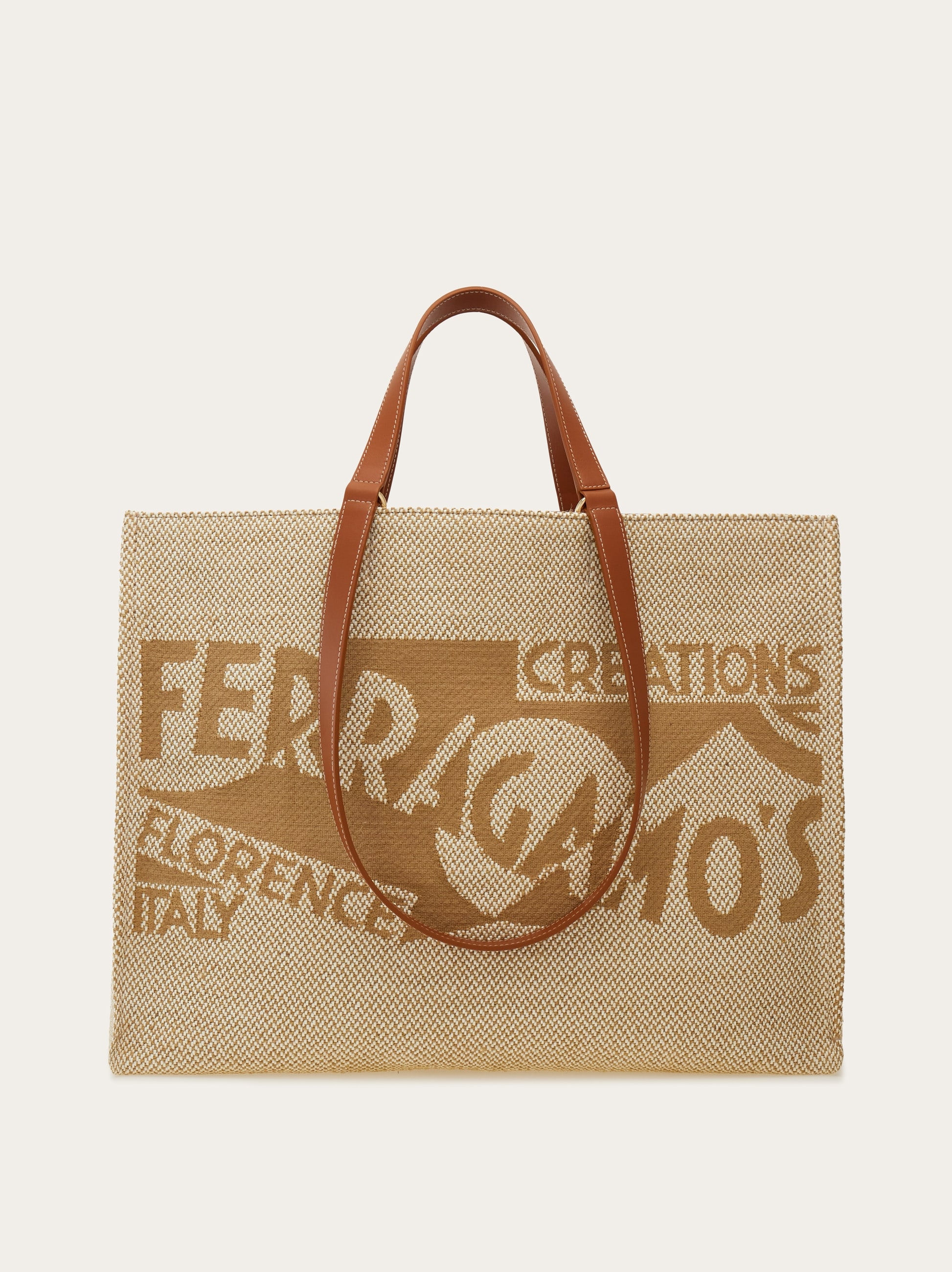 Tote bag with logo (XL) - Women | Ferragamo