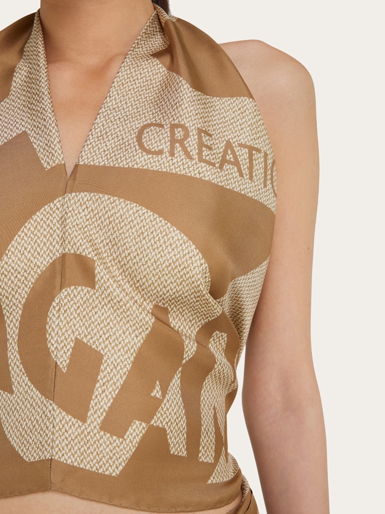 Venna logo handkerchief top Gallery image 2