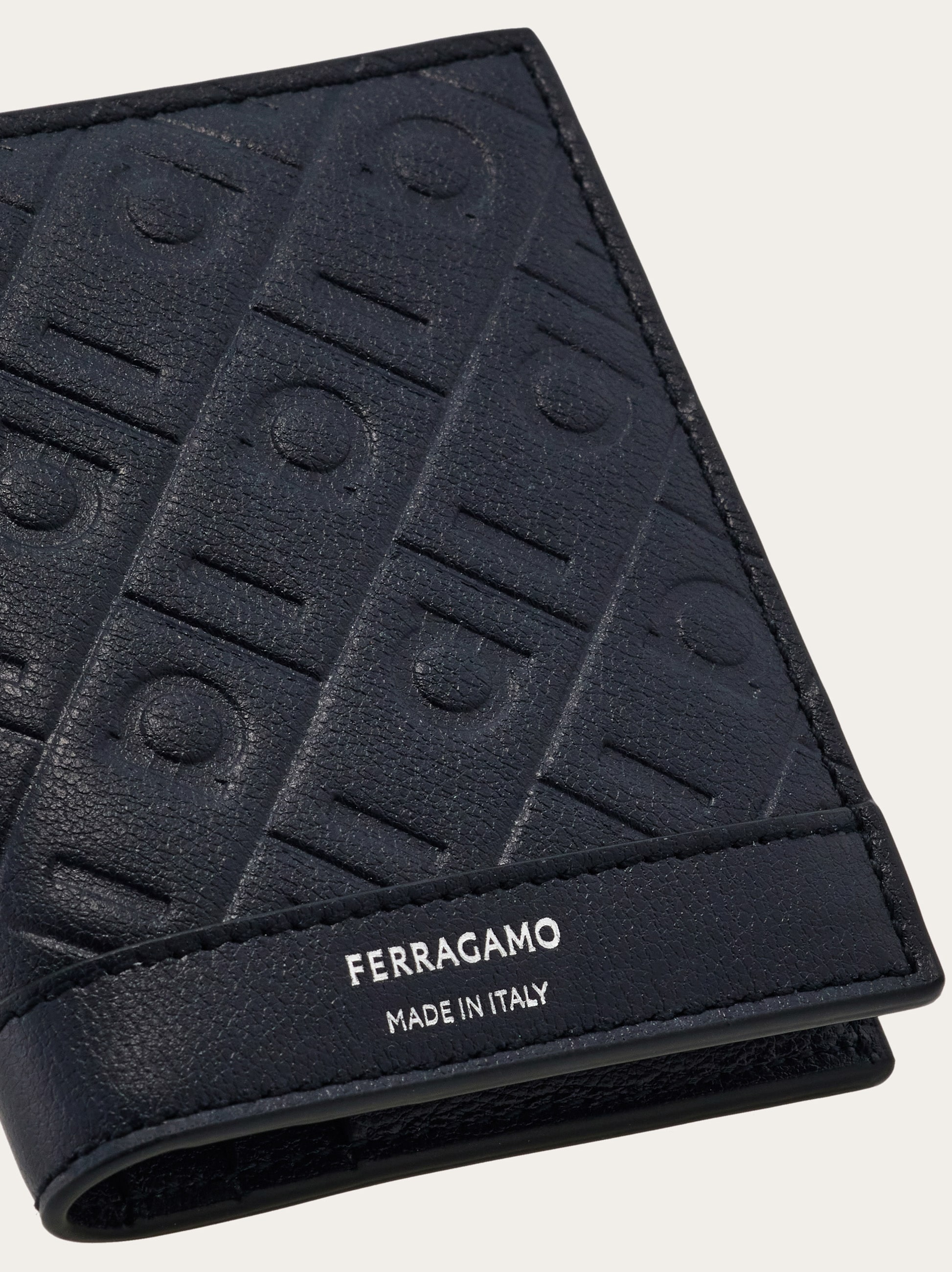 Ferragamo Monogram credit card holder - Men | Ferragamo