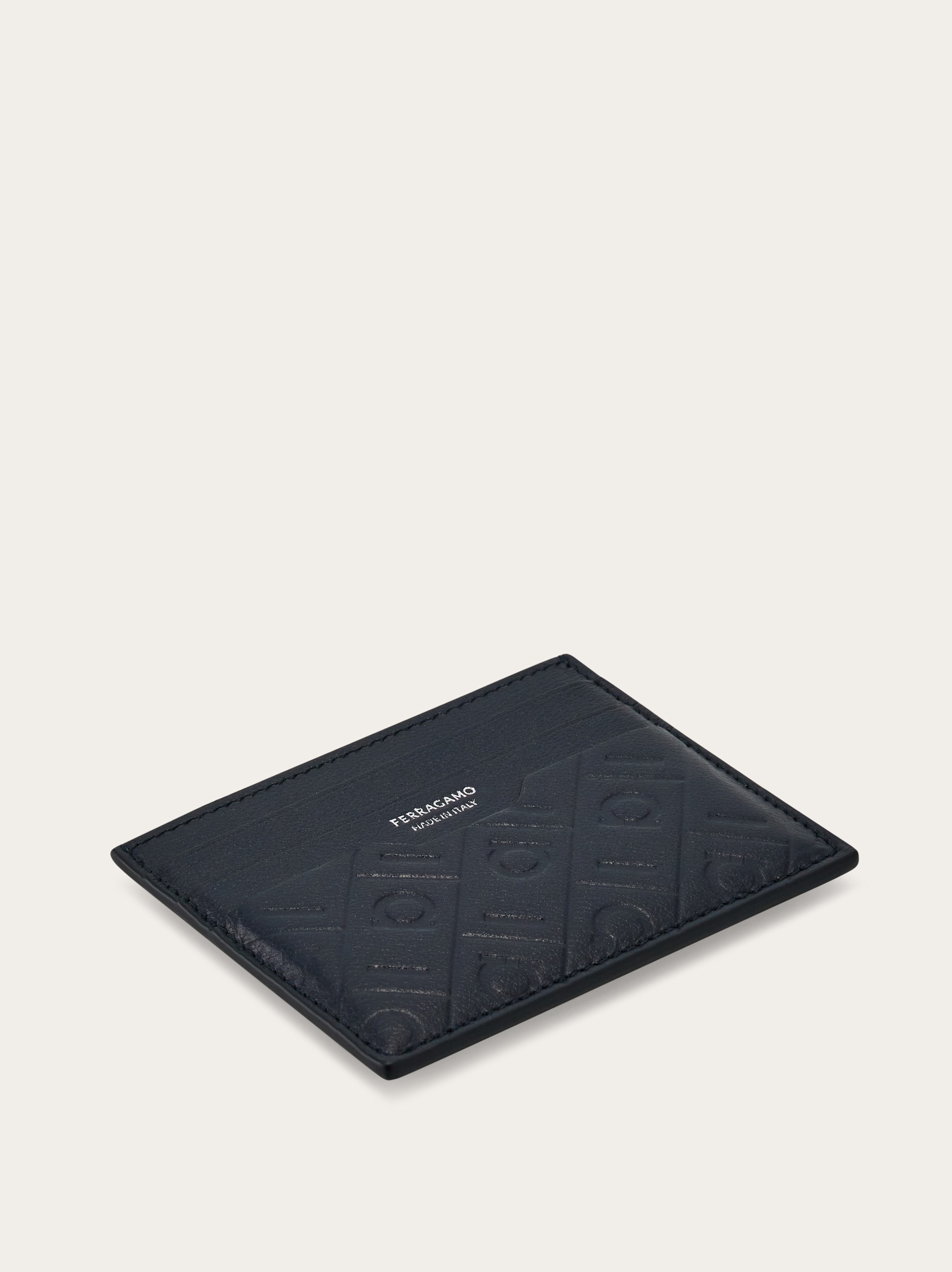 カードケース・名刺入れ [FERRAGAMO] Gancini Credit Card Holder Ferragamo Monogram credit card holder - Men | Ferragamo