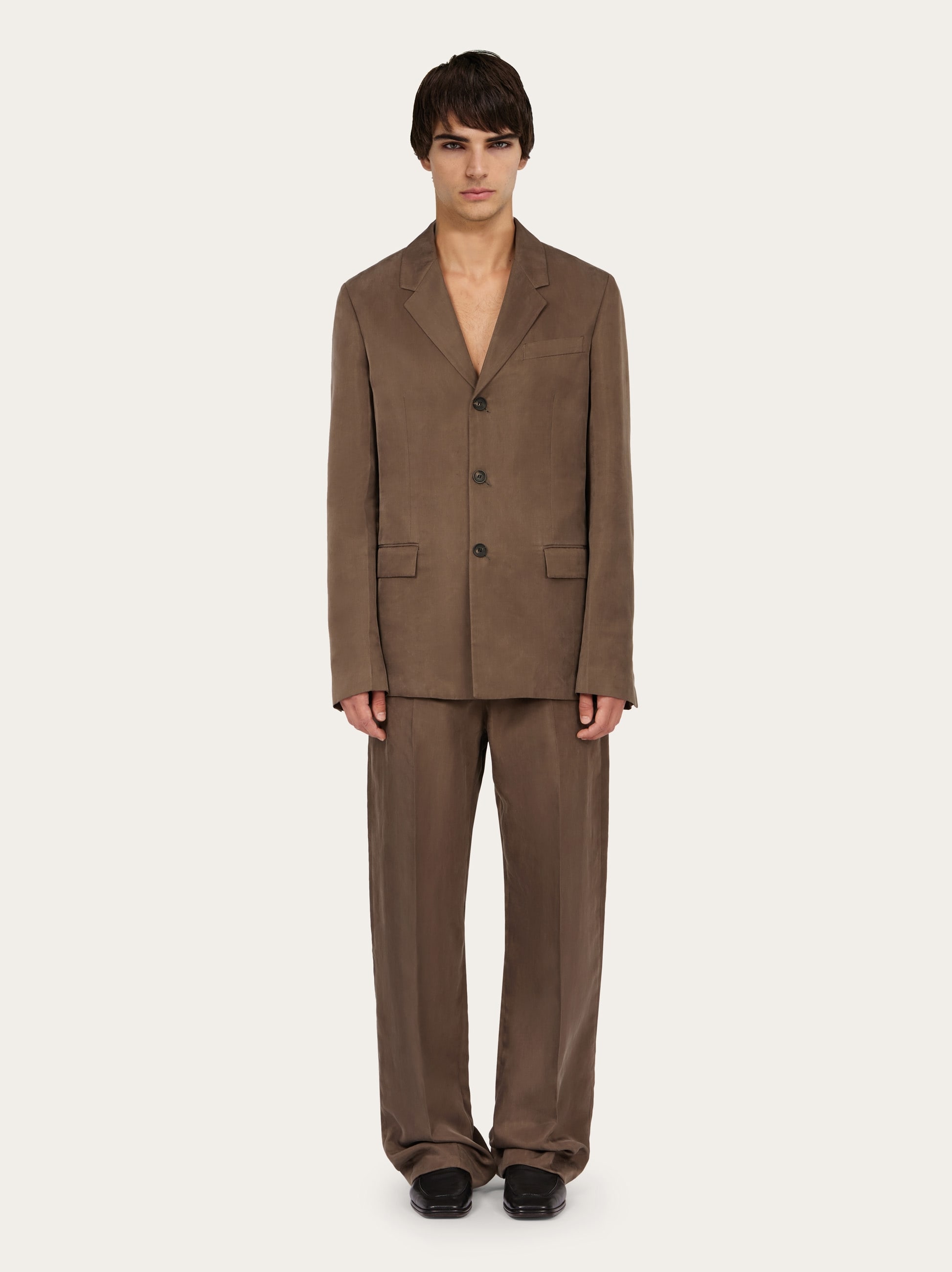 【送料&関税込】Ferragamo Frayed Cotton Trousers Ferragamo Frayed Cotton Trousers | italist